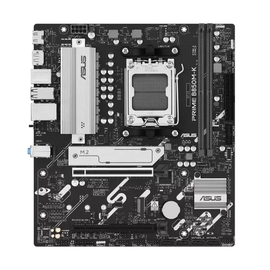 ASUS PRIME B850M-K-CSM | AM5 | M-ATX | 2 DIMM | DDR5 | AURA SYNC | PCIE 5.0 | 12 MONTHS WARRANTY MOBOARD