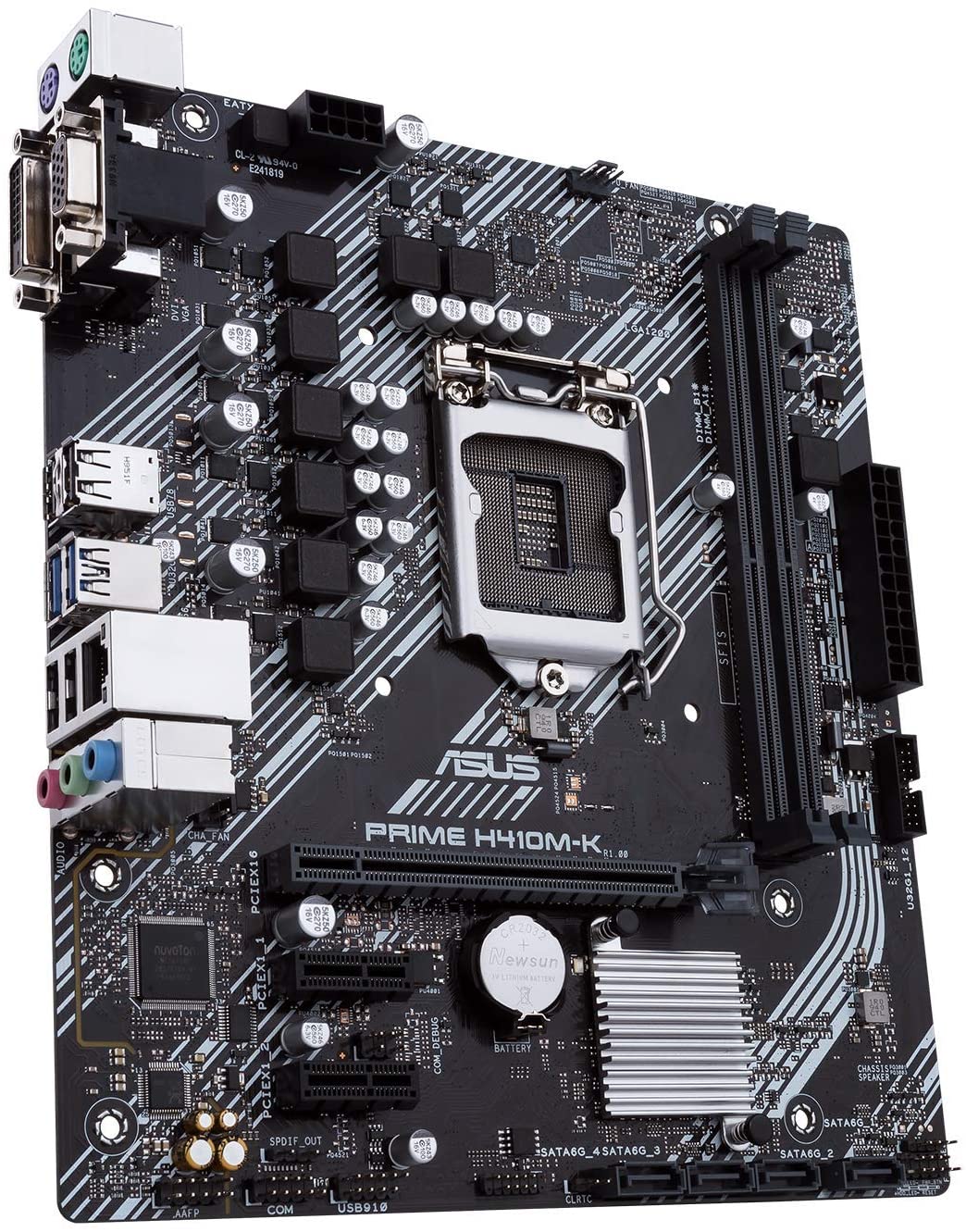 ASUS PRIME H410M-K INTEL¬Æ H410 (LGA 1200) MIC-ATX MOTHERBOARD WITH DDR4 SUPPORT, DVI, D-SUB, USB 3.2 GEN 1 PORTS, SATA 6 GBPS, COM HEADER MOTHERBOARD-MOTHERBOARDS-Makotek Computers