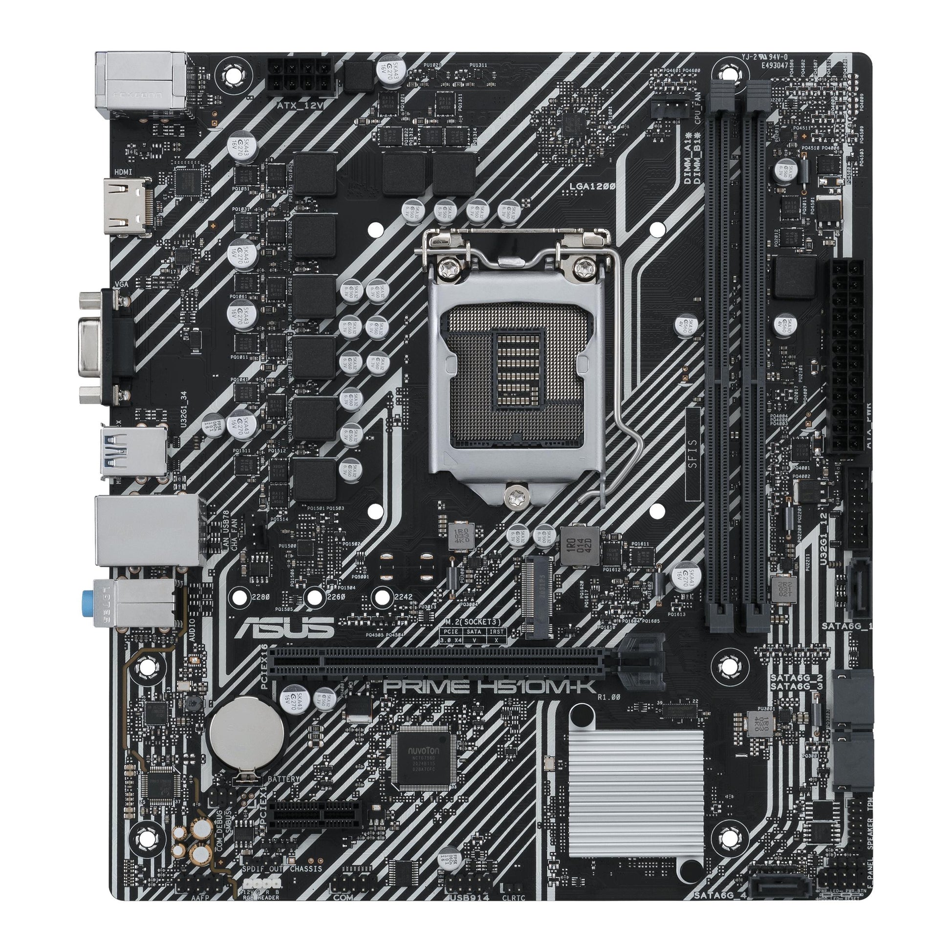 ASUS H510M-K 2DIMM | DDR4 | MATX | LGA1200-MOTHERBOARDS-Makotek Computers