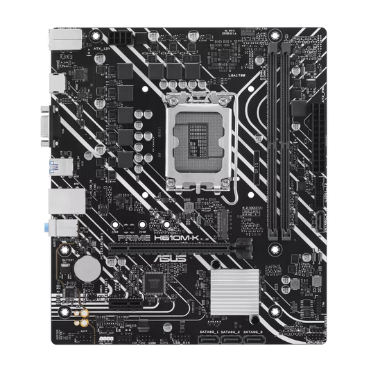ASUS PRIME H610M-K-CSM DDR5 | LGA 1700 | 2X DIMM | UP TO 96GB | M-ATX | 128MB | PCIE 4.0 | 12 MONTHS WARRANTY MOTHERBOARD