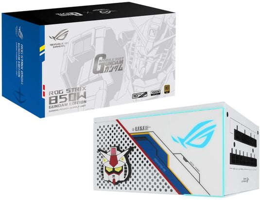 ASUS ROG STRIX 850G GUNDAM EDITION (WHITE) POWER SUPPLY-POWER SUPPLY UNITS-Makotek Computers