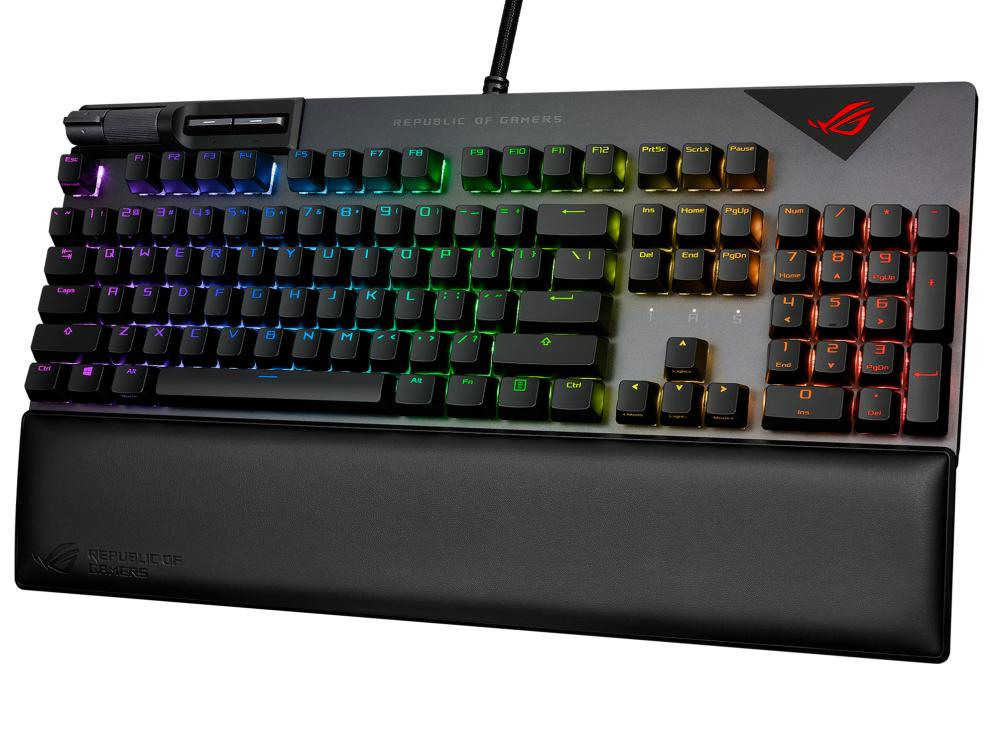 ASUS ROG STRIX FLARE II NX PBT BLUE MECHANICAL KEYBOARD | 6 MONTHS