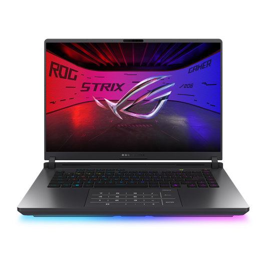 ASUS ROG STRIX G16 G615JHR-S5050WSM | INTEL CORE I7 14650HX | 16GB 5600MHZ DDR5 MEMORY | RTX 5050 8GB GDDR7 GRAPHICS CARD | 1TB NVME SSD | 16" 2.5K 240HZ IPS DISPLAY | MS OFFICE 2024 HOME + 365 BASIC (1YR) | WINDOWS 11 OS | 12 MONTHS WARRANTY LAPTOP