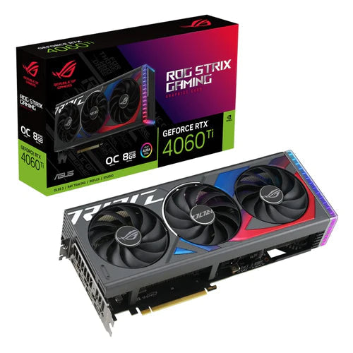 ASUS ROG STRIX GEFORCE RTX 4060 TI OC 8GB GDDR6 GAMING | 12 ASUS ROG STRIX GEFORCE RTX 4060 TI OC 8GB GDDR6 GAMING | 12