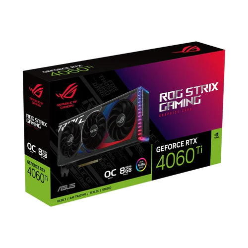 ASUS ROG STRIX GEFORCE RTX 4060 TI OC 8GB GDDR6 GAMING | 12 ASUS ROG STRIX GEFORCE RTX 4060 TI OC 8GB GDDR6 GAMING | 12