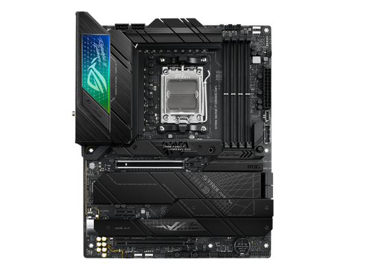ASUS ROG STRIX X670E-F GAMING WIFI | 4 DIMM SLOTS | DDR5 | ROG SUPREME FX 7.1 | INTEL 2.5 GBE LAN | WIFI 6E | PCI-E 5.0 X 16 | PCI-E 5.0 M.2 | AM5 | 12 MONTHS WARRANTY MOBOARD