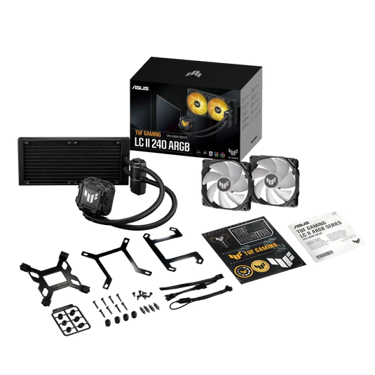 ASUS TUF GAMING LC II 240 ARGB | 240MM | ARGB | AURA SYNC | LIQUID  CPU COOLER