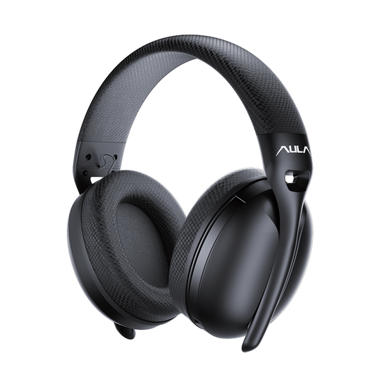AULA S6 | BLACK | TRI-MODE: 2.4GHZ WIRELESS / BLUETOOTH / WIRED | SOFT EAR CUSHIONS | ADJUSTABLE HEADBAND| OMNIDIRECTIONAL MICROPHONE | 6 MONTHS WARRANTY HEADSET