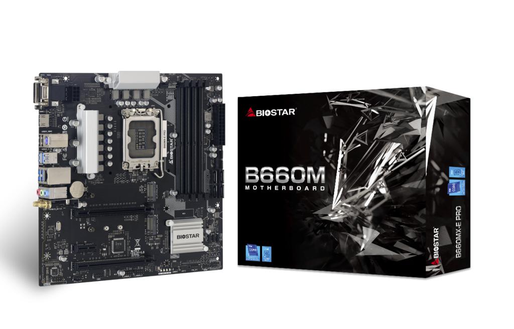 BIOSTAR B660MX-E PRO LGA 1700 INTEL B660 SATA III (6GB/S) USB 3.0 HDMI 4K2K PCIE 4.0 MICRO-ATX INTEL MOTHERBOARD-MOTHERBOARD-Makotek Computers