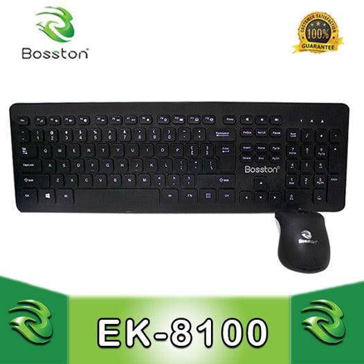 BOSSTON EK8100 KEYBOARD AND MOUSE COMBO-KEYBOARD-Makotek Computers