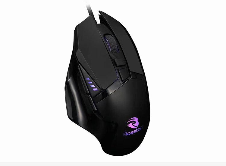 BOSSTON SWORD SHADOW M720 GAMING MOUSE-MOUSE-Makotek Computers