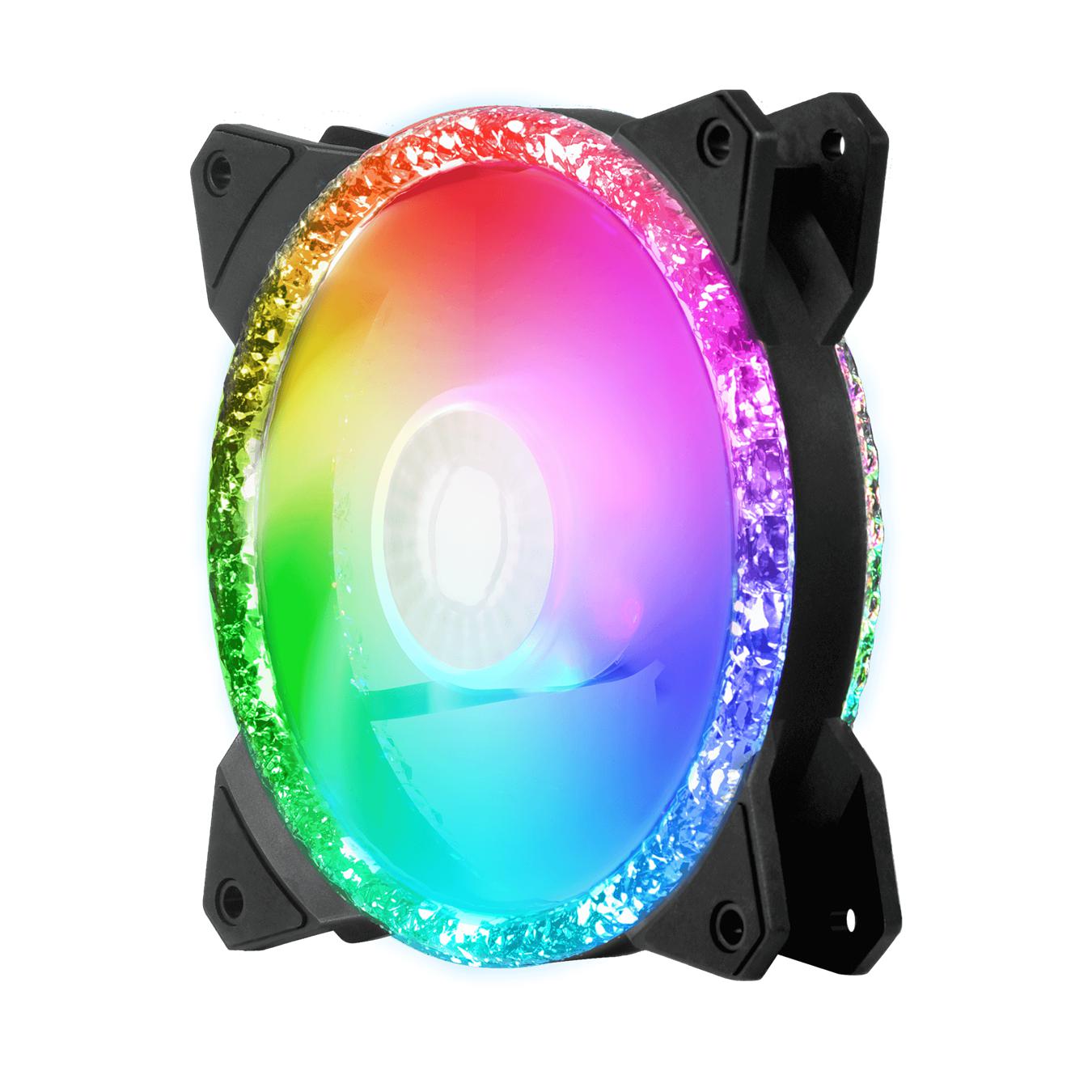 COOLER MASTER MASTERFAN MF120 PRISMATIC 3 IN 1 CASE FAN-FANS-Makotek Computers