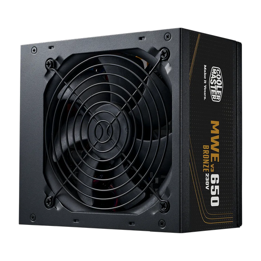 COOLER MASTER MPE-6501-ACABW-3BUS MWE V3 | 650 WATTS | 230V | 80+ BRONZE  12 MONTHS WARRANTY POWER SUPPLY UNITS