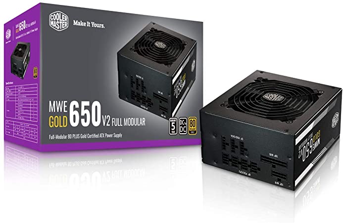 COOLER MASTER MWE | 650W | 80 PLUS GOLD | FULL MODULAR | ATX COOLER MASTER MWE | 650W | 80 PLUS GOLD | FULL MODULAR | ATX