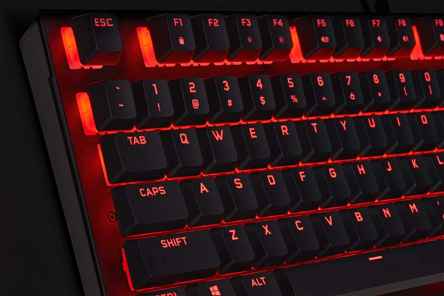 CORSAIR CS-CH-910D029-NA K60 PRO MECHANICAL GAMING RED LED CHERRY VIOLA BLACK KEYBOARD-KEYBOARD-Makotek Computers