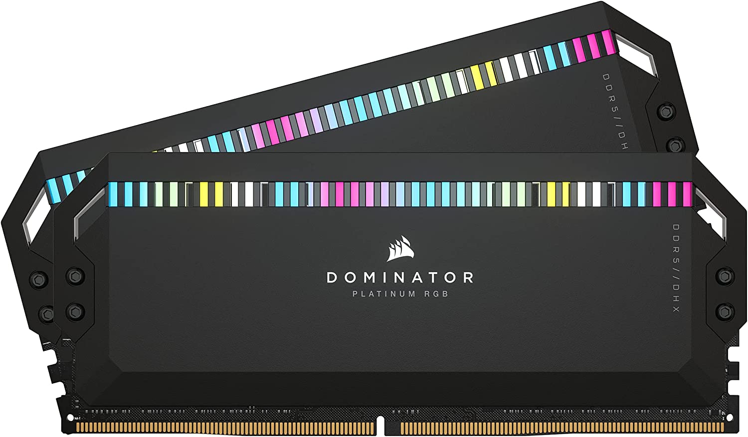 CORSAIR DOMINATOR CMT32GX5M2X6000C36 PLATINUM RGB 32GB (2X16GB) DDR5 DRAM 6000MHZ C36 (BLACK) MEMORY-MEMORY-Makotek Computers