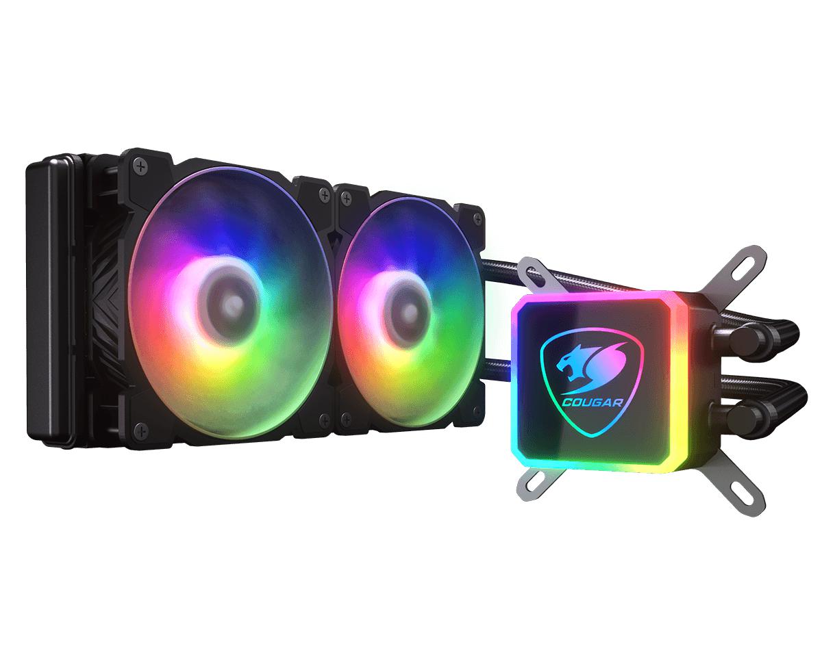 COUGAR AQUA 280 AIO ARGB CPU LIQUID COOLER-COOLER-Makotek Computers