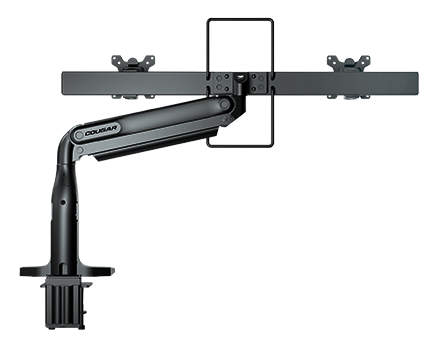 COUGAR DUO35 HEAVY-DUTY DUAL MONITOR ARM