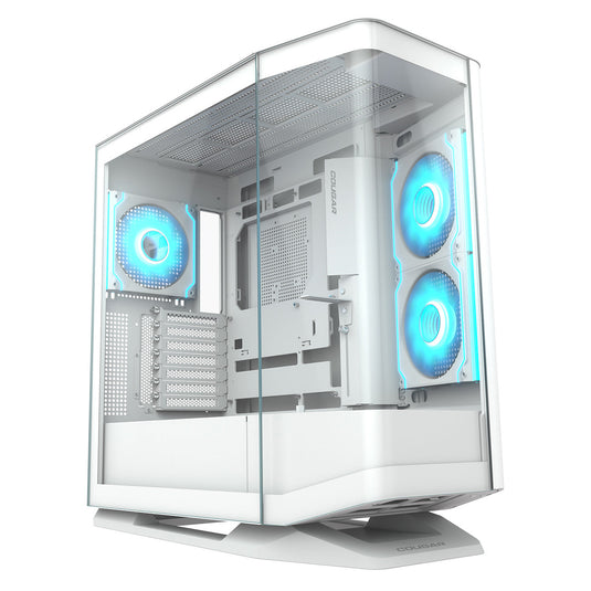 COUGAR FV270 -WH  FV270| MID TOWER| MINI ITX / MICRO ATX / ATX / CEB /3 E-ATX| TYPE C GEN 2 x 1, USB 3.0 x 2| 4 POLE HEADSEAT AUDIO JACK 6 MONTHS WARRANTY PC CASE