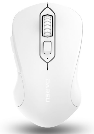 DAREU LM115G WHITE 2.4G WIRELESS MOUSE | 6 MONTHS WARRANTY MOUSE