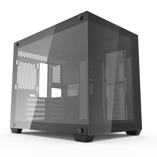 DARKFLASH C285MP V2 |BLACK | ATX | M-ATX | ITX | 440 MM × 285 MM × 370 MM | TEMPERED GLASS | 0.7MM SPCC 6 MONTHS WARRANTY PC CASE