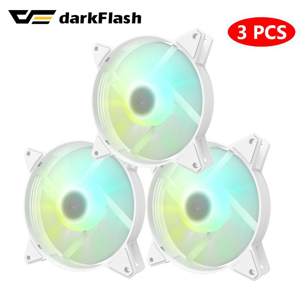 DARKFLASH C6MS 3IN1 WHITE FANS-FANS-Makotek Computers