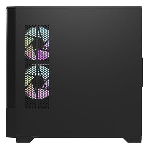 DARKFLASH DK415M M-ATX BLACK WITH 2X140MM ARGB FAN PC CASE-CASE-Makotek Computers