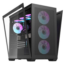 Load image into Gallery viewer, DARKFLASH DLX4000 E-ATX BLACK PC CASE-CASE-Makotek Computers

