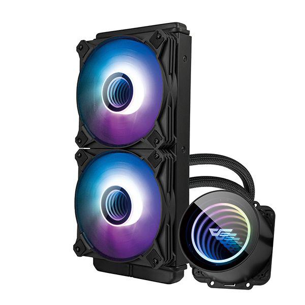 DARKFLASH DX 240 V2.6 BLACK RGB ALL IN ONE COOLER-COOLER-Makotek Computers