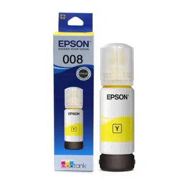 EPSON 008 PIGMENT YELLOW INK BOTTLE-INK-Makotek Computers