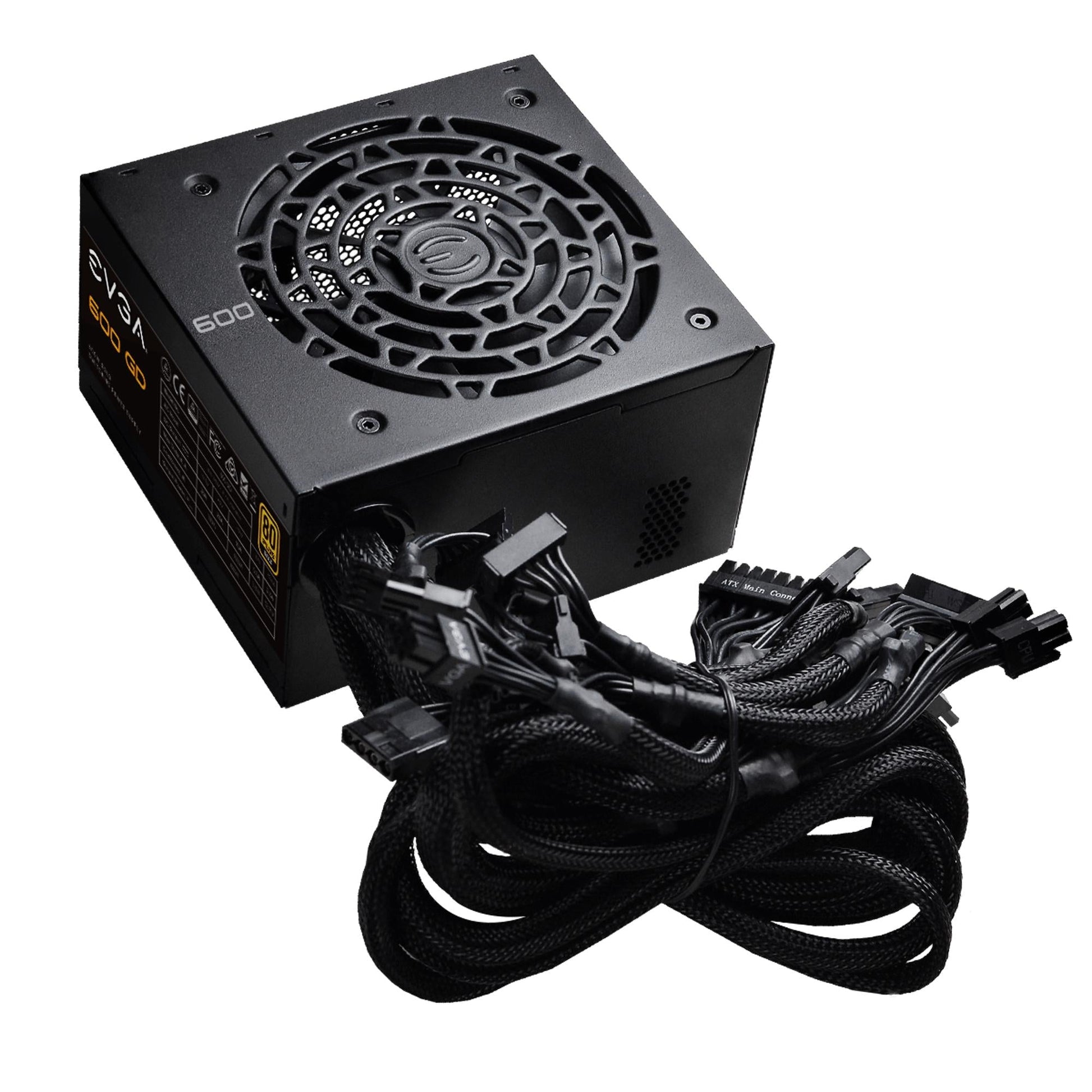 EVGA 100-GD-0600-V1 600 GD 600W 80PLUS®-GOLD APFC NON-MODULAR [100-240V] POWER SUPPLY-POWER SUPPLY UNITS-Makotek Computers