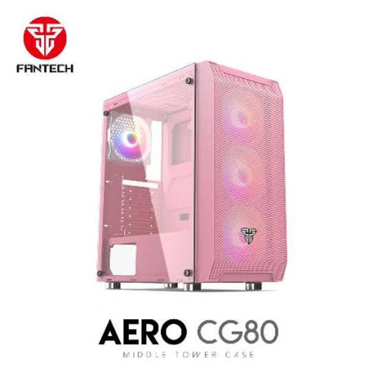 FANTECH CG80 AERO PINK CASE-PC CASE-Makotek Computers