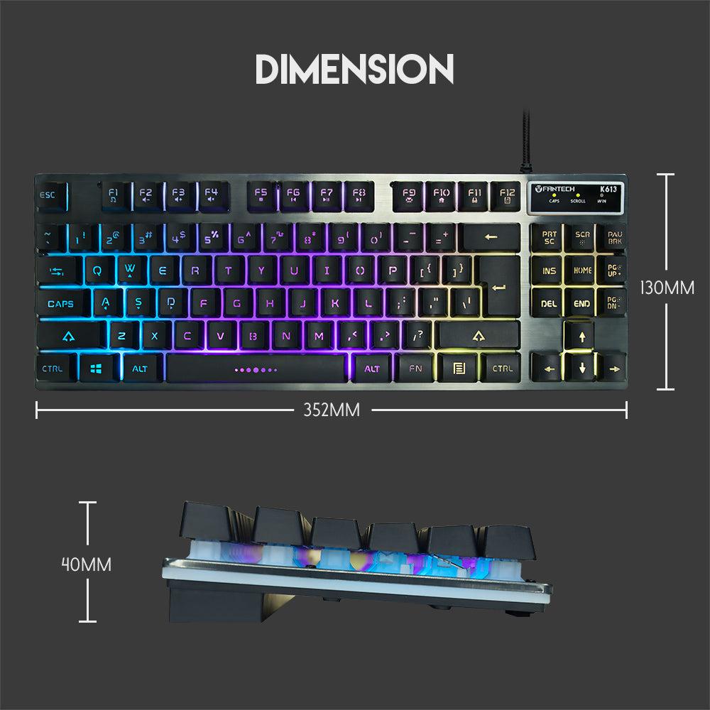 FANTECH K613X FIGHTER TOURNAMENT EDITION 89KEYS KEYBOARD-KEYBOARD-Makotek Computers