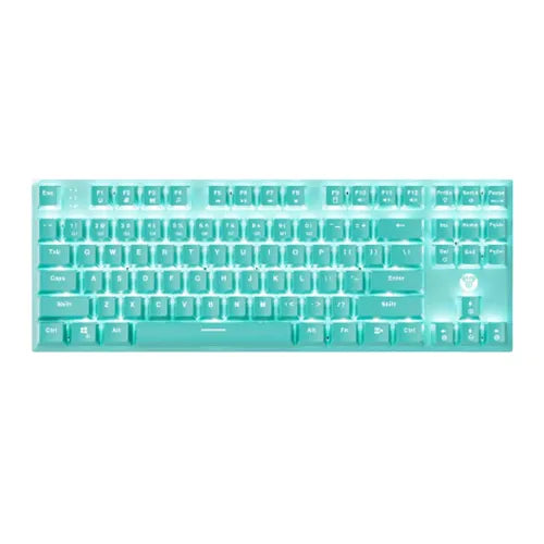 FANTECH MK856 MINT GREEN MAXFIT87 RGB MECHANICAL KEYBOARD| MINT GREEN| TYPE-C CABLE | FULL KEYS ANTI| BLUE SWITCH|  GHOSTING| 6MONTHS WARRANTY