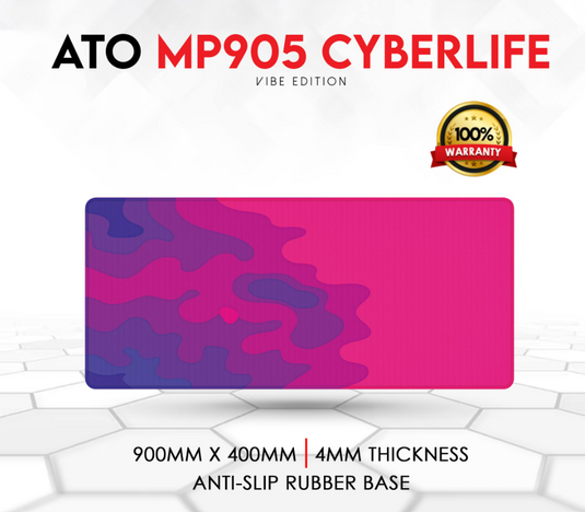 FANTECH MP905 CYBER LIFE | 900X400X4MM | OPTIMIZED SPEED AND CONTROL | ANTI-SLIP | SPILL RESISTANT MATERIAL | 6 MONTHS WARRANTY EXTENDED MOUSEPAD