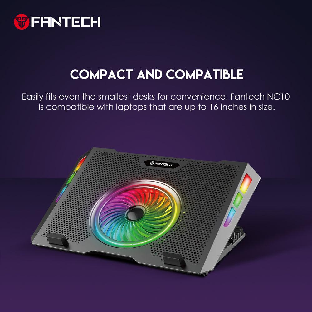 FANTECH NC20 RGB LAPTOP COOLER-LAPTOP COOLER-Makotek Computers