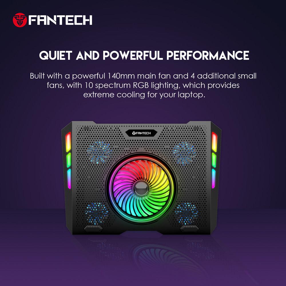 FANTECH NC20 RGB LAPTOP COOLER-LAPTOP COOLER-Makotek Computers