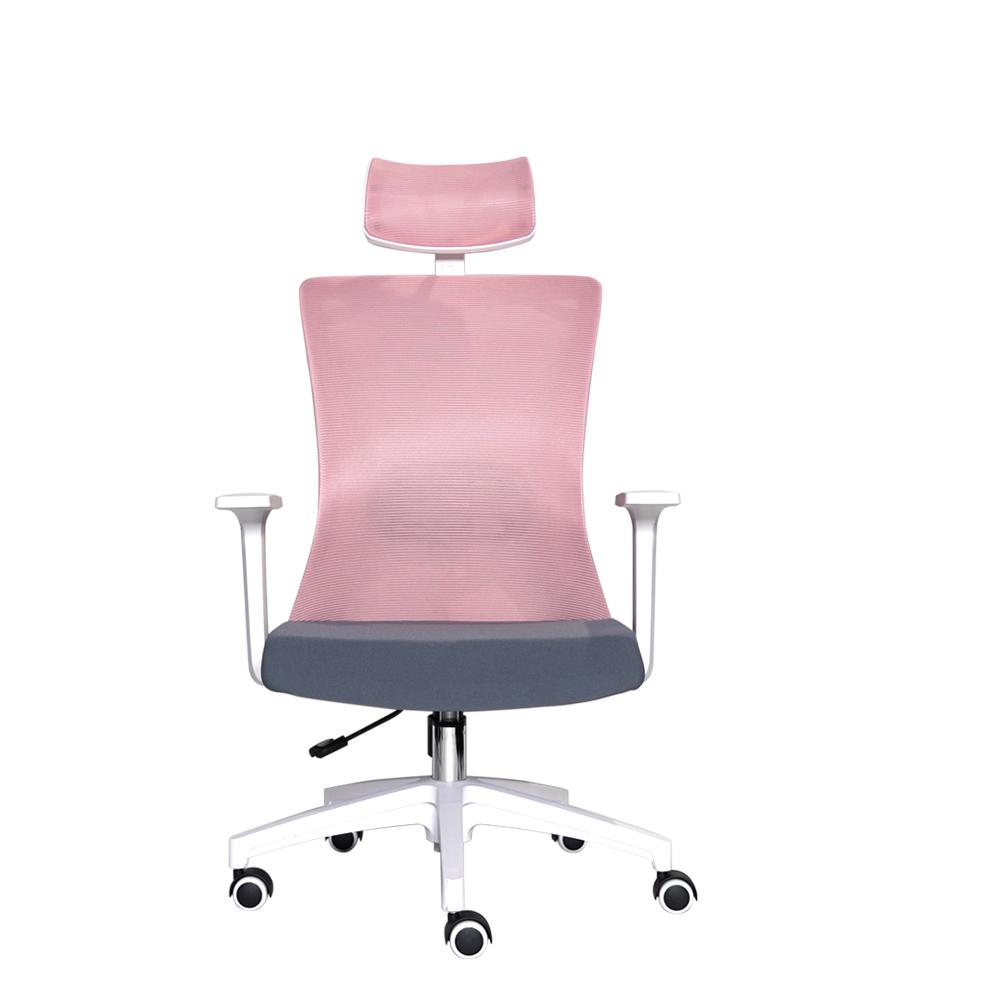 FANTECH OC-A258 OFFICE WITH HEADREST PINK CHAIR-CHAIR-Makotek Computers