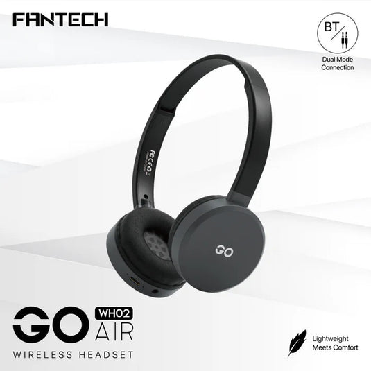 FANTECH WH02 BLACK GO AIR WIRELESS HEADSET