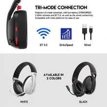 Load image into Gallery viewer, FANTECH WHG01 TAMAGO WHITE WIRELESS, BLUETOOTH AND WIRED LIGHT WEIGHT HEADSET-HEADSET-Makotek Computers
