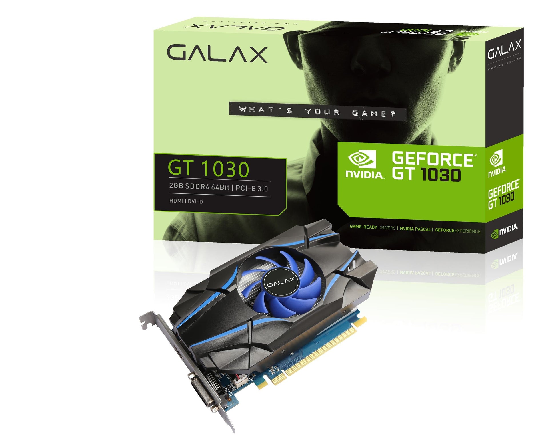 GALAX GEFORCE GT1030 2GB DDR4 64BIT GRAPHICS CARD-GRAPHICS CARD-Makotek Computers