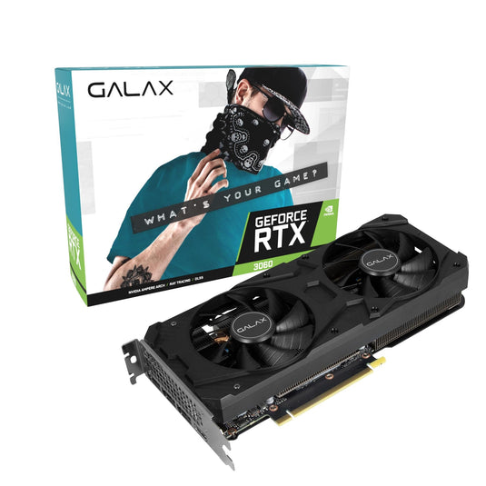 GALAX GEFORCE RTX 3060 (1-CLICK OC) 12GB GDDR6 GRAPHICS CARD-GRAPHICS CARD-Makotek Computers