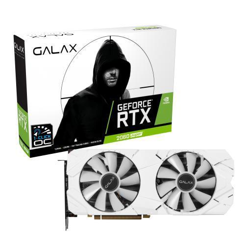 GALAX GeForce RTX 2060 Super EX White (1-Click OC) 8GB GDDR6 256-bit DP/HDMI Graphic Card-GRAPHICS CARD-Makotek Computers