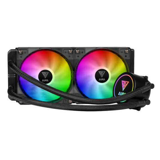 GAMDIAS AURA GL240 RGB CPU LIQUID COOLER-COOLER-Makotek Computers