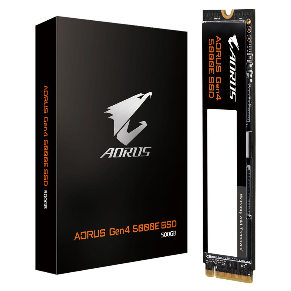GIGABYTE AORUS 500GB GEN4 5000E SSD-SSD-Makotek Computers