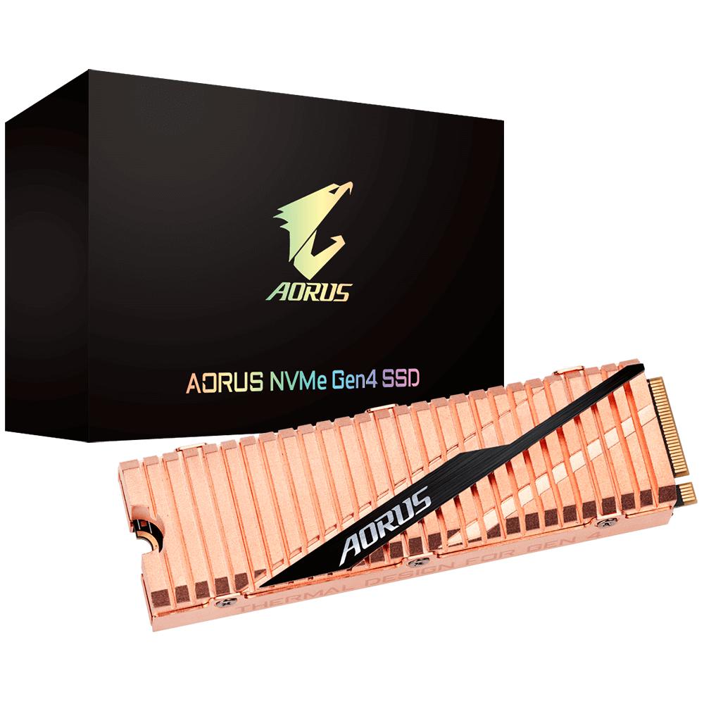 GIGABYTE AORUS NVME GEN4 M.2 500GB PCI-EXPRESS 4.0 | INTERFACE HIGH PERFORMANCE GAMING | 3D TLC NAND FLASH | EXTERNAL DDR CACHE BUFFER | SSD-SOLID STATE DRIVE-Makotek Computers