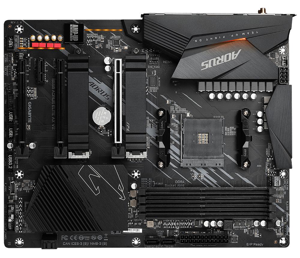 GIGABYTE GA-B550-AORUS-ELITE-AX-V2 ATX AM4 DDR4 MOETHERBOARD-MOTHERBOARD-Makotek Computers