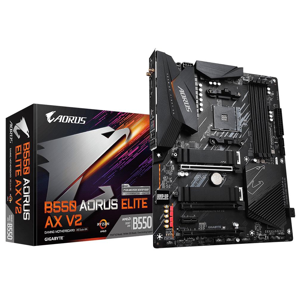 GIGABYTE GA-B550-AORUS-ELITE-AX-V2 ATX AM4 DDR4 MOETHERBOARD-MOTHERBOARD-Makotek Computers