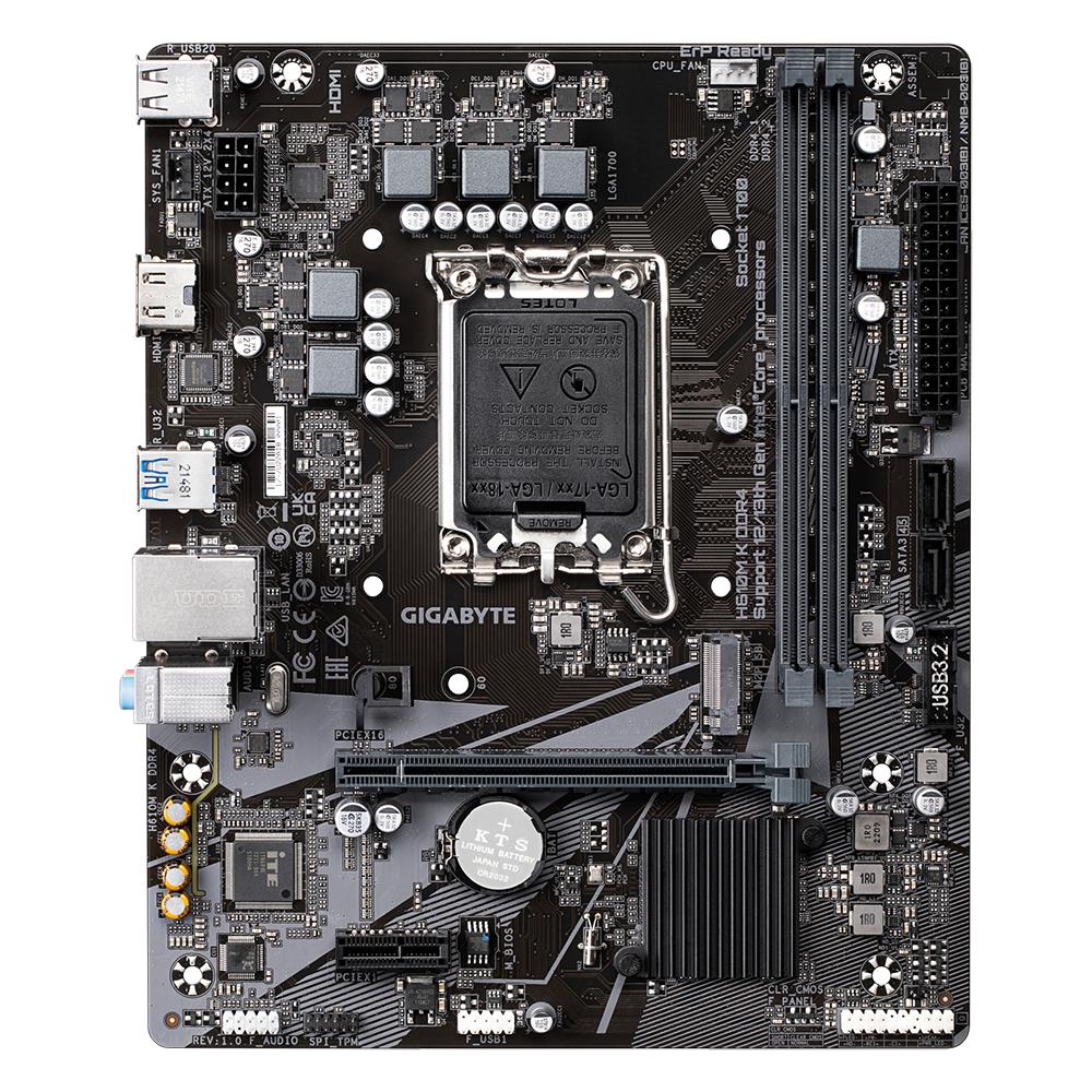 GIGABYTE H610M K DDR4 LGA1700 MOTHERBOARD-MOTHERBOARD-Makotek Computers