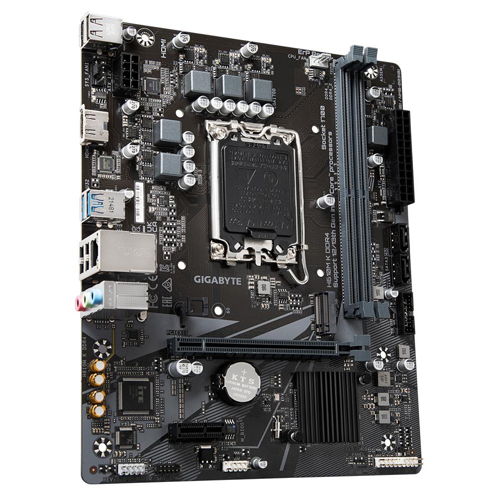 GIGABYTE H610M K DDR4 LGA1700 MOTHERBOARD-MOTHERBOARD-Makotek Computers